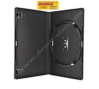 Amaray Set of 25 DVD Cases Single Disc 14 mm Black