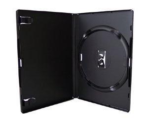 Amaray Vision Media 50 X Single Black DVD/CD/BLU RAY Case 14mm Spine
