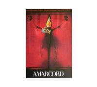 AMARCORD Großes Original Tschechisches Filmplakat Italienischer Klassiker Federico Fellini 1974 70er Jahre Kino Wandbehang Vintage Wohnkultur Canvas Poster Bedroom Decor Landscape Office Room Decor Gi
