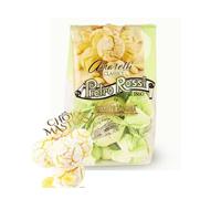 Amaretti Gift | Traditional Soft Amaretti Macaroon Biscuits | Classic Authentic Italian | Individually Wrapped In a Green Window Gift Bag | Pietro Rossi 180 g