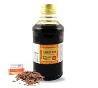 Amaretto Essence 250 ml + French Oak Chips 20 g - Alcohol Free Flavouring & Aroma for Homemade Liqueurs, Cocktails and Desserts