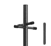 Amari Bargains 2.4m Clothes Post With 30M Line - Outdoor Garden Cloth Drying Towel Dryer - Heavy Duty Washing Laundry Clothesline - Traditional 2.4 Metre Tall Post - With Ground Socket - 8ft Post Pole