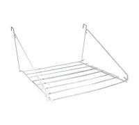 Amari Bargains Clothes Drying Rack - Over The Door 7m Utility Airer - Indoor Outdoor Towel Dryer, Hanging Towel Rail Holder, Collapsible Horse Rail - White Clothes Airer, 68 x 50 cm (1)