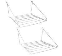 Amari Bargains Clothes Drying Rack - Over The Door 7m Utility Airer - Indoor Outdoor Towel Dryer, Hanging Towel Rail Holder, Collapsible Horse Rail - White Clothes Airer, 68 x 50 cm (2)