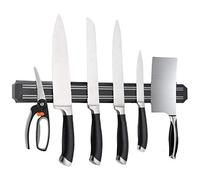 Amari Bargains Strong Magnetic Knife Holder For Wall - Kitchen Utensils Organization - Knives Holder Bar - Wall Mounted Knife Rack - Block Strips Magnet - Magnetic Tools Hanger (20cm, Stainless Steel)