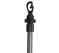 Amari Bargains Washing Line Prop - Telescopic Laundry Support Pole - 2.4M Extending Heavy Duty Clothing Line Pole, Indoor and Outdoor Clothes Line Prop, Ideal for Home, Garden (1 x 8ft Washing Prop)