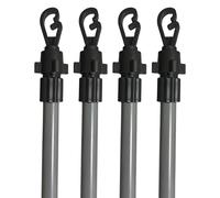 Amari Bargains Washing Line Prop - Telescopic Laundry Support Pole - 2.4M Extending Heavy Duty Clothing Line Pole, Indoor and Outdoor Clothes Line Prop, Ideal for Home, Garden (4 x 8ft Washing Prop)