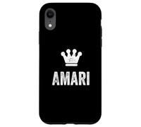 Amari the King/Crown & Name Design for Men Called Amari Case for iPhone XR