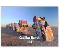 Amarillo, USA - Art Installation Known as «Ranch» in Amarillo, Texas, USA., Fridge Magnet