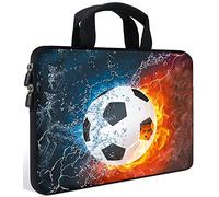 AMARY 11.6" 12" 12.1" 12.5 inch Laptop case Neoprene Notebook Carrying Pouch Chromebook Bags Laptop Sleeve Ultrabook Case Tablet Cover Fit Apple MacBook Air HP DELL Lenovo Asus Samsung (Soccer)