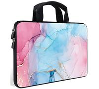 AMARY14 15 15.4 15.6 inch Laptop Handle Bag Computer Protect Case Pouch Holder Notebook Sleeve Neoprene Cover Soft Carrying Travel Case for Dell Lenovo Toshiba HP Chromebook ASUS Acer (Marble)