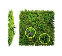AMAS Beauty Artificial Flower Wall Panel - UV Protected Realistic Living Wall (100x100cm) | Eco-Friendly Faux Greenery for Indoor/Outdoor Privacy Screen | Wedding & Event Backdrop (17)