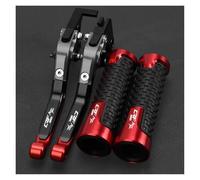 AMASONY Handlebar Adjustable Brake Clutch Levers Handlebar Handle Grips for H&ONDA CRF 1000 L CRF1000L Africa Twin(Red5)