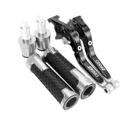 AMASONY Handlebar for B&MW C650GT C650 GT Motorcycle Adjustable Brake Clutch Levers Handlebar Handle Bar Ends Grips Caps(Silver3)