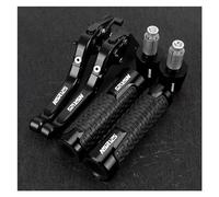 AMASONY Handlebar for H&ONDA NSR125 NSR 125 Motorcycle Handgrip Extendable Brake Clutch Levers Handlebar Grips Handle Ends(Black)