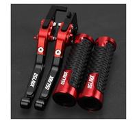 AMASONY Handlebar for H&ONDA XRV750 L-Y Africa Twin XRV 750 1990-2003 Brake Clutch Levers Handlebar Grips Cover(Red6)