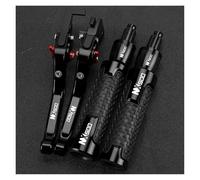 AMASONY Handlebar Nx 500 Motorcycle for H&ONDA NX500 NX 500 Brake Clutch Levers Handlebar Handle Bar Hand Grips Ends(Black2)
