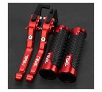 AMASONY Handlebar Rebel Brake Handle for H&ONDA CMX500 CMX300 Rebel 300 500 Brake Clutch Levers Handbar Grips(Red3)