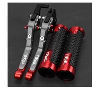 AMASONY Handlebar Rebel Brake Handle for H&ONDA CMX500 CMX300 Rebel 300 500 Brake Clutch Levers Handbar Grips(Red5)