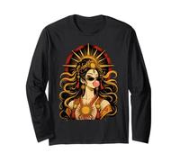 Amaterasu Bubblegum Baddie Japanese Sun Goddess Long Sleeve T-Shirt