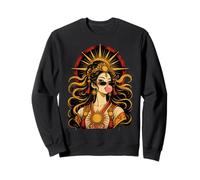 Amaterasu Bubblegum Baddie Japanese Sun Goddess Sweatshirt