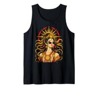 Amaterasu Bubblegum Baddie Japanese Sun Goddess Tank Top