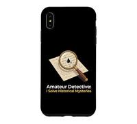 Amateur Detective I Solve Historical Mysteries Investigator Case for iPhone XS Max