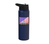 Amateur Ham Radio Chasing the Grey Line DX Operator Stainless Steel Insulated Water Bottle