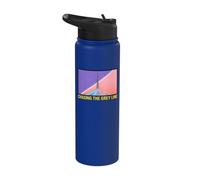 Amateur Ham Radio Chasing the Grey Line DX Operator Stainless Steel Insulated Water Bottle
