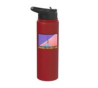 Amateur Ham Radio Chasing the Grey Line DX Operator Stainless Steel Insulated Water Bottle
