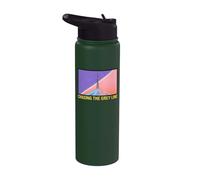 Amateur Ham Radio Chasing the Grey Line DX Operator Stainless Steel Insulated Water Bottle