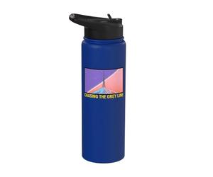 Amateur Ham Radio Chasing the Grey Line DX Operator Stainless Steel Insulated Water Bottle
