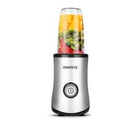 Amateys Personal Blender with Button,Professional Kitchen Blender for Smoothies and Shakes,Easy Cleaning&Operation,Height 12 Inch Suitable for Carrying or Storage