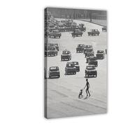 AMATWI Robert Doisneau Poster 41 Canvas Poster Bedroom Decor Sports Landscape Office Room Decor Gift Frame-style 08x12inch(20x30cm)