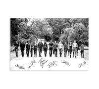 AMATWI The Walking Dead Cast Pre Signed Poster Canvas Poster Bedroom Decor Sports Landscape Office Room Decor Gift Unframe-style 08x12inch(20x30cm)