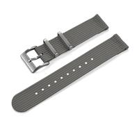 AMAUPCKCA 18/20/22mm Quick Release Single-layer Woven Nylon Watch Strap Two Piece Military Ballistic Fabric Replacement Premium Watchband(Gray,22mm)