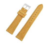 AMAUPCKCA 18mm 20mm 22mm Vintage Genuine Suede Cowhide Watch Strap Handmade Watch Band Gray Black Tan Quick Release Bracelet For Men(Tan,20mm)