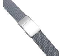 AMAUPCKCA 21mm Replacement Bands For Longines HydroConquest Rubber Watch Strap Folding Buckle Sport Diving Watch Bracelet Accessories(GREY)
