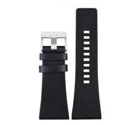 AMAUPCKCA 24mm 26mm 28mm 30mm 32mm Soft Cowhide Strapfor Diesel Watch Dz4323 Dz4318 Dz4329/ Friday Series Large Size Cowhide Strap(Black sk,28mm)