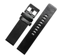 AMAUPCKCA For DIESEL Genuine Leather Strap Bracelet DZ7311 DZ7332 DZ7314 DZ1405 DZ4323 Watch Band Black Brown 22mm 24mm 26mm27mm 28mm 30mm(A Black bk,32mm)