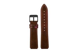 AMAUPCKCA Retro Genuine Leather Watchband For Casio A158W A168 / F91w / AE-1200WHD/A158/A159/A169/AE1200 Vintage Watch Bracelet Strap(Brown bk)
