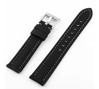 AMAUPCKCA Sailcloth Watch Band 18mm 19mm 20mm 21mm 22mm For Omega For Blancpain For Seiko Divers Quick Release Watch Strap For Men(Black-Gray,19mm)
