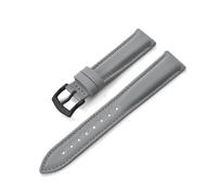 AMAUPCKCA Sailcloth Watch Strap PVC Nylon Watch Strap 18mm 19mm 20mm 22mm Watchband Quick Release Sport Wristband Accessories(Gray Black,22mm)