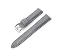 AMAUPCKCA Sailcloth Watch Strap PVC Nylon Watch Strap 18mm 19mm 20mm 22mm Watchband Quick Release Sport Wristband Accessories(Gray Silver,22mm)