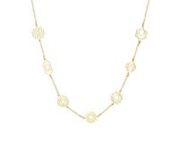 Amaxer Dainty 7 Chakra Yoga Necklace for Women Adjustable Reiki Healing Chakra Energy Charms Bracelet Yoga Jewelry (Gold)