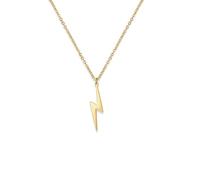 Amaxer Minimalist Geometric Pendant Necklace Zig Zag Flash Lightning Bolt Unisex Jewelry Inspirational Gift (gold)