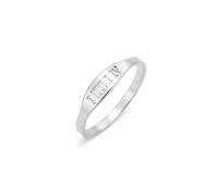 Amaxer Roman Numerals Rings Special Meaning Ring Hollow Out Statement Finger Gift for Lover, Stainless Steel, No Gemstone