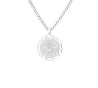 Amaxer Saint Christopher Medal Necklace for Women Saints Medal Saint Christopher Protect Us Religious Travel Protection Jewellery Necklace for Women Men