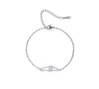 Amaxer Star of David Necklace Israel Palestine Map Stainless Steel Jewellery Gifts Pendant Necklace for Women Men (Bracelet)