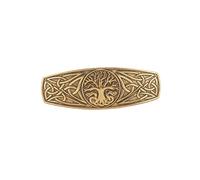 Amaxer Viking Gold Silver Barrettes for Women Girls Celtic Hair Clips for Thick Thin Hair Vintage French Hair Clips Hair Styling Accessories (Gold-Tree of Life)
